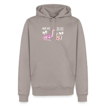 Agnostizismus Atheismus Anti-Religion Agnostischer Teufel - Männer Premium Bio Hoodie - Taupe - Vorne - Nico (187cm)