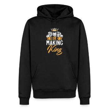 Brot Making King Backen Baker Bake Bakery Brot - Männer Premium Bio Hoodie - Schwarz - Vorne - Nico (187cm)