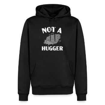 Kein Hugger Porcupine Nagetier Wirbelsäule Tierliebhaber - Männer Premium Bio Hoodie - Schwarz - Vorne - Nico (187cm)