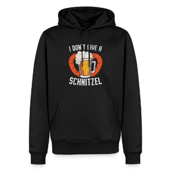 Je ne donne pas à un buveur de bière Schnitzel - Sweat à capuche Premium bio Homme - noir - Devant - Nico (187cm)