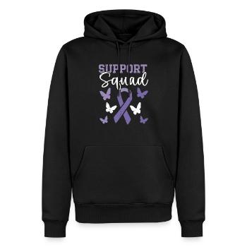 Support Squad Autoimmunkrankheit Lupus Bewusstsein - Männer Premium Bio Hoodie - Schwarz - Vorne - Nico (187cm)