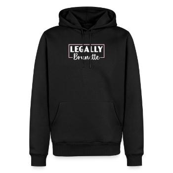 Legally Brünette Braune Haare Mode Blonde Haare - Männer Premium Bio Hoodie - Schwarz - Vorne - Nico (187cm)