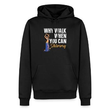 Bauchtanz ist das beste Antidepressivum Shimmy - Männer Premium Bio Hoodie - Schwarz - Vorne - Nico (187cm)
