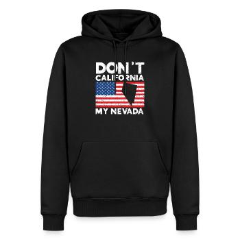 Don't California My Nevada USA Amerika Nevadans - Männer Premium Bio Hoodie - Schwarz - Vorne - Nico (187cm)