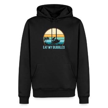 Eat My Bubbles Jet Skiing Wasserscooter Wasserfahrzeug - Männer Premium Bio Hoodie - Schwarz - Vorne - Nico (187cm)