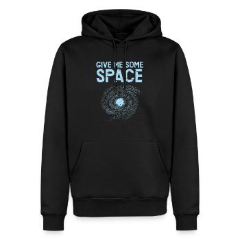 Gib mir etwas Platz Outerspace Astrologe Astronomie - Männer Premium Bio Hoodie - Schwarz - Vorne - Nico (187cm)