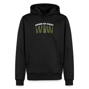 Spargelforscher Spargelliebhaber Veganes Gemüse - Männer Premium Bio Hoodie - Schwarz - Vorne - Nico (187cm)