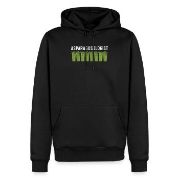 Spargelforscher Spargelliebhaber Veganes Gemüse - Männer Premium Bio Hoodie - Schwarz - Vorne - Nico (187cm)