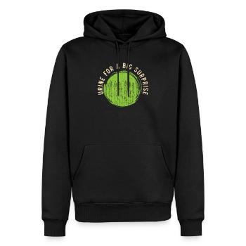 Urin für eine große Überraschung Spargel vegetarisch - Männer Premium Bio Hoodie - Schwarz - Vorne - Nico (187cm)