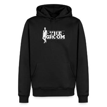 Der Bräutigam Junggesellenabschied Junggesellenabschied - Männer Premium Bio Hoodie - Schwarz - Vorne - Nico (187cm)