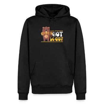 Got Logs Biber Flüsterer Wildtier Tier Nagetier - Männer Premium Bio Hoodie - Schwarz - Vorne - Nico (187cm)