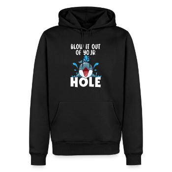 Blasen Sie es aus Ihrem Loch Delfin-Meeresbiologie - Männer Premium Bio Hoodie - Schwarz - Vorne - Nico (187cm)