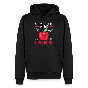 Apple Picking Squad Apple Fruit Lover Apple - Men’s Premium Organic Hoodie - black - Front - Nico (187cm)
