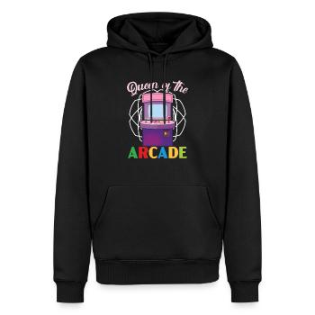 Königin des Arcade-Gaming-Videospielspieler-Spielers - Männer Premium Bio Hoodie - Schwarz - Vorne - Nico (187cm)