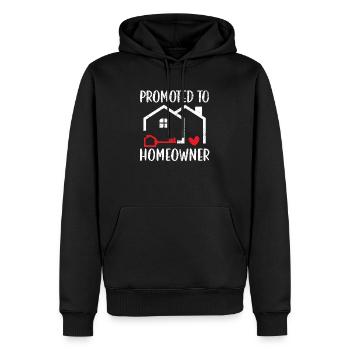 Befördert zum Hausbesitzer Keys Einweihungsparty - Männer Premium Bio Hoodie - Schwarz - Vorne - Nico (187cm)