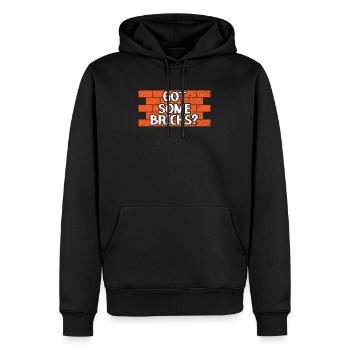 Got Some Bricks Brickmason Construction Bricklayer - Men’s Premium Organic Hoodie - black - Front - Nico (187cm)