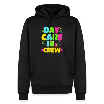 Enseignante en garderie Directrice de l’éducatrice en garderie - Sweat à capuche Premium bio Homme - noir - Devant - Nico (187cm)