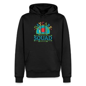 Enseignante en garderie Directrice de l’éducatrice en garderie - Sweat à capuche Premium bio Homme - noir - Devant - Nico (187cm)