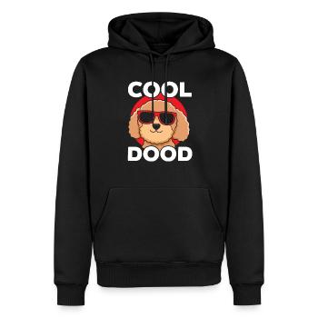 Cool Dood Goldendoodle Doodle Dog Lover Puppy Paw - Sweat à capuche Premium bio Homme - noir - Devant - Nico (187cm)