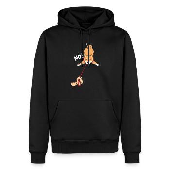 Shiba Inu Japonais Chien Amoureux Puppy Paw Love - Sweat à capuche Premium bio Homme - noir - Devant - Nico (187cm)