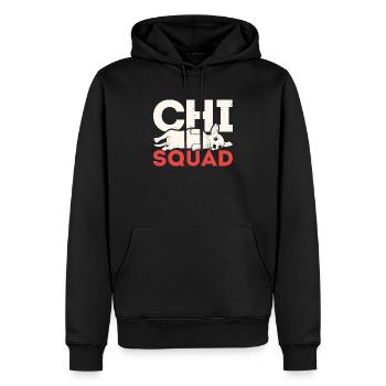 Chihuahua Dog Owner Puppy Lover Paw Love Doggy Pup - Sweat à capuche Premium bio Homme - noir - Devant - Nico (187cm)