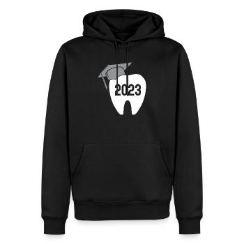 Future Dentist Dentistry Dental Surgeon Hygienist - Men’s Premium Organic Hoodie - black - Front - Nico (187cm)