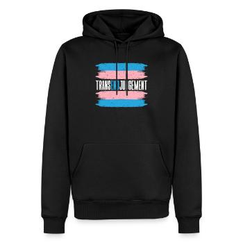 Transend-Urteil LGBTQ Transgender-Rechte - Männer Premium Bio Hoodie - Schwarz - Vorne - Nico (187cm)