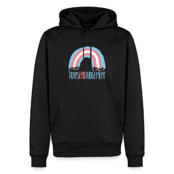 Transend-Urteil LGBTQ Transgender-Rechte - Männer Premium Bio Hoodie - Schwarz - Vorne - Nico (187cm)