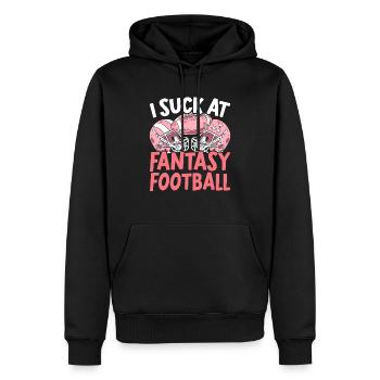 Ich sauge an Fantasy Football Auto Draft Sport Lover - Männer Premium Bio Hoodie - Schwarz - Vorne - Nico (187cm)