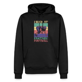 Ich sauge an Fantasy Football Auto Draft Sport Lover - Männer Premium Bio Hoodie - Schwarz - Vorne - Nico (187cm)