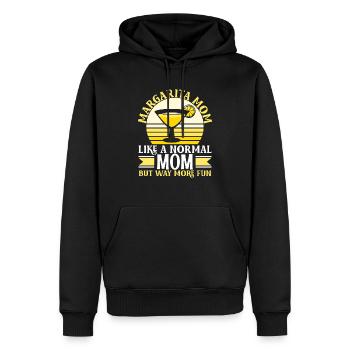 Margarita Mom comme une maman normale mais beaucoup plus amusante - Sweat à capuche Premium bio Homme - noir - Devant - Nico (187cm)