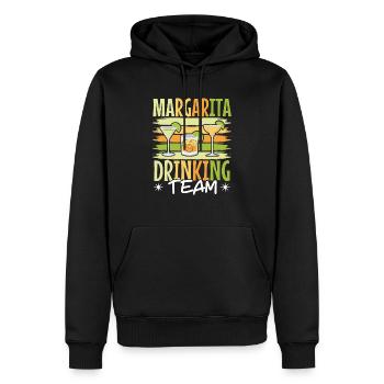Margarita Drinking Team Cocktail de boissons alcoolisées - Sweat à capuche Premium bio Homme - noir - Devant - Nico (187cm)