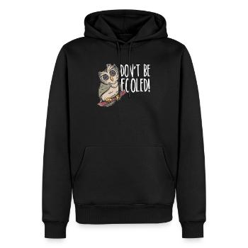Don't Be Fooled Drone Bird Conspiracy Theory - Men’s Premium Organic Hoodie - black - Front - Nico (187cm)