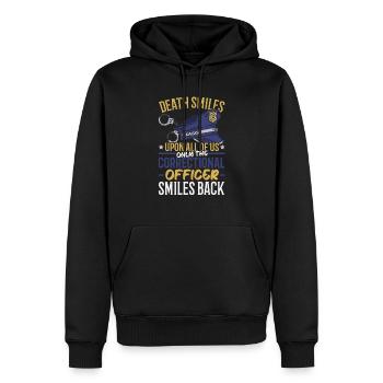 Gefängniswärter des Justizvollzugsbeamten - Männer Premium Bio Hoodie - Schwarz - Vorne - Nico (187cm)