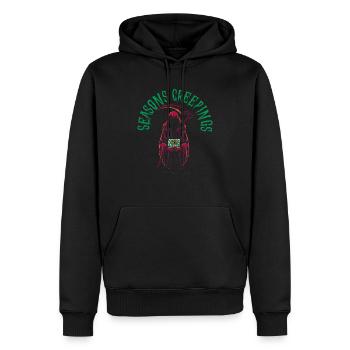 Seasons Creepings Nu Goth Okkulter Hexe Satanismus - Männer Premium Bio Hoodie - Schwarz - Vorne - Nico (187cm)
