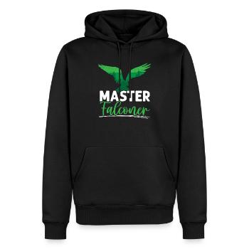 Falknerei Falkenliebhaber Jagdmeister Falkner - Männer Premium Bio Hoodie - Schwarz - Vorne - Nico (187cm)