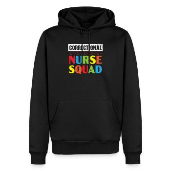 Correctional Nurse Medical Worker Gefängniskrankenschwester - Männer Premium Bio Hoodie - Schwarz - Vorne - Nico (187cm)