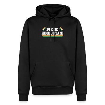Tag der indischen Republik Hindustani indische Flagge - Männer Premium Bio Hoodie - Schwarz - Vorne - Nico (187cm)
