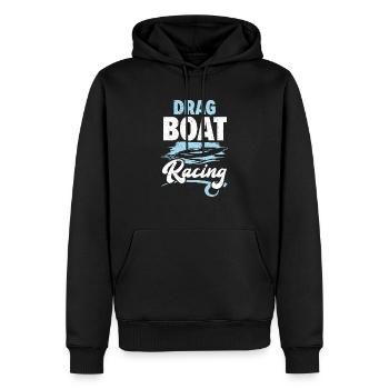 Drag Boat Rennboot Rennen Boot Reiten Liebhaber - Männer Premium Bio Hoodie - Schwarz - Vorne - Nico (187cm)