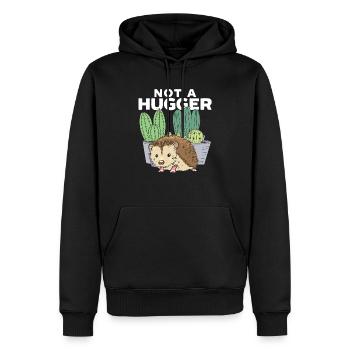 Kein Hugger Igel Liebhaber Hedgie Wildlife Tier - Männer Premium Bio Hoodie - Schwarz - Vorne - Nico (187cm)