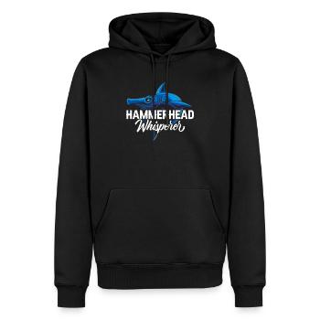 Hammerhead Whisperer Marine Biology Animal - Sweat à capuche Premium bio Homme - noir - Devant - Nico (187cm)