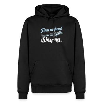 Hammerhead Whisperer Marine Biology Animal - Sweat à capuche Premium bio Homme - noir - Devant - Nico (187cm)
