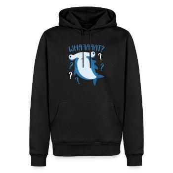 Requin-marteau Biologie marine Animal sous-marin - Sweat à capuche Premium bio Homme - noir - Devant - Nico (187cm)