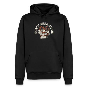 Don't Shed On Me Serpent Lover Snake Whisperer - Men’s Premium Organic Hoodie - black - Front - Nico (187cm)
