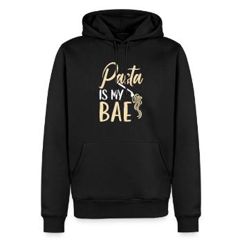 Pasta ist mein italienischer Essensliebhaber Spaghettiesser - Männer Premium Bio Hoodie - Schwarz - Vorne - Nico (187cm)