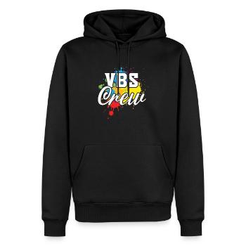 VBS Crew Urlaub Bibelschule Christliche Lehrerin - Männer Premium Bio Hoodie - Schwarz - Vorne - Nico (187cm)