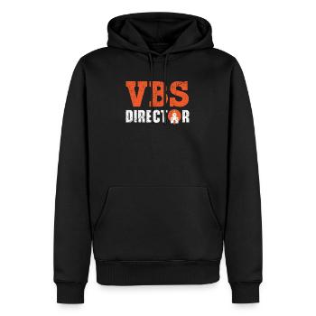 VBS Direktor Ferienbibelschule Christian - Männer Premium Bio Hoodie - Schwarz - Vorne - Nico (187cm)