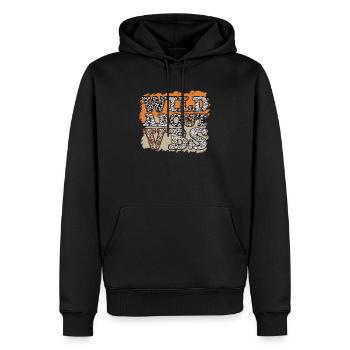 Wild über VBS Ferienbibelschule Christ - Männer Premium Bio Hoodie - Schwarz - Vorne - Nico (187cm)