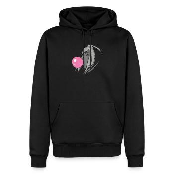 Kaugummi-Liebhaber Kaugummi Kaugummi Essen - Männer Premium Bio Hoodie - Schwarz - Vorne - Nico (187cm)
