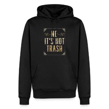 Non ce n’est pas Trash Antique Collector Antique Lover - Sweat à capuche Premium bio Homme - noir - Devant - Nico (187cm)